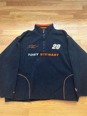 Vintage Y2K Tony Stewart NASCAR Q-Zip